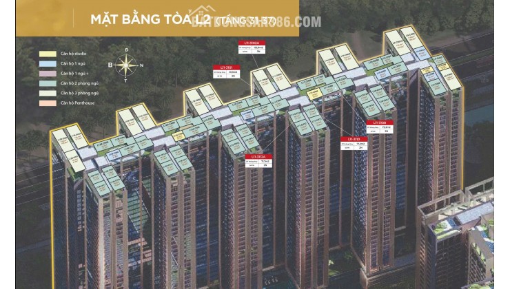 GIỮ SUẤT ĐẸP TÒA L2 SUNSHINE LEGEND CITY, ĐẶT CỌC BOOKING SỚM